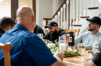 Leaders on a Clarity retreat